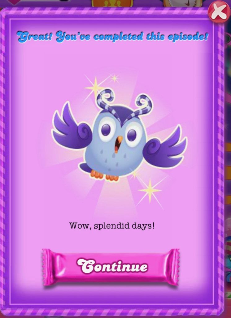 Candy Crush Saga: Odus the Owl's Dreamworld