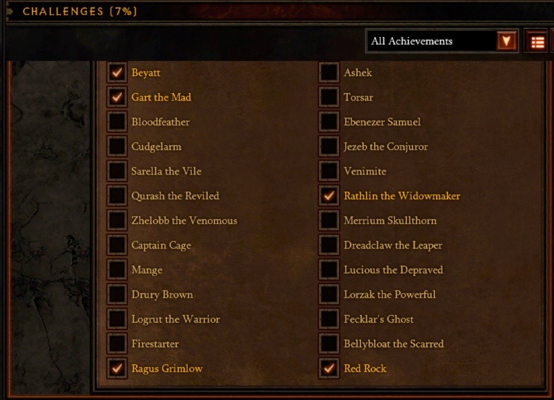 More of the list of enemies that the player will have to kill.