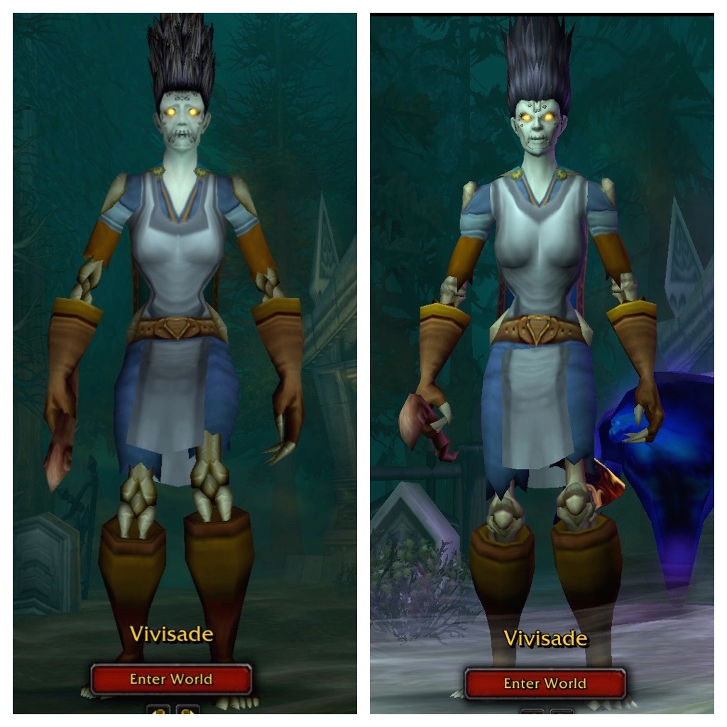 new undead model wow