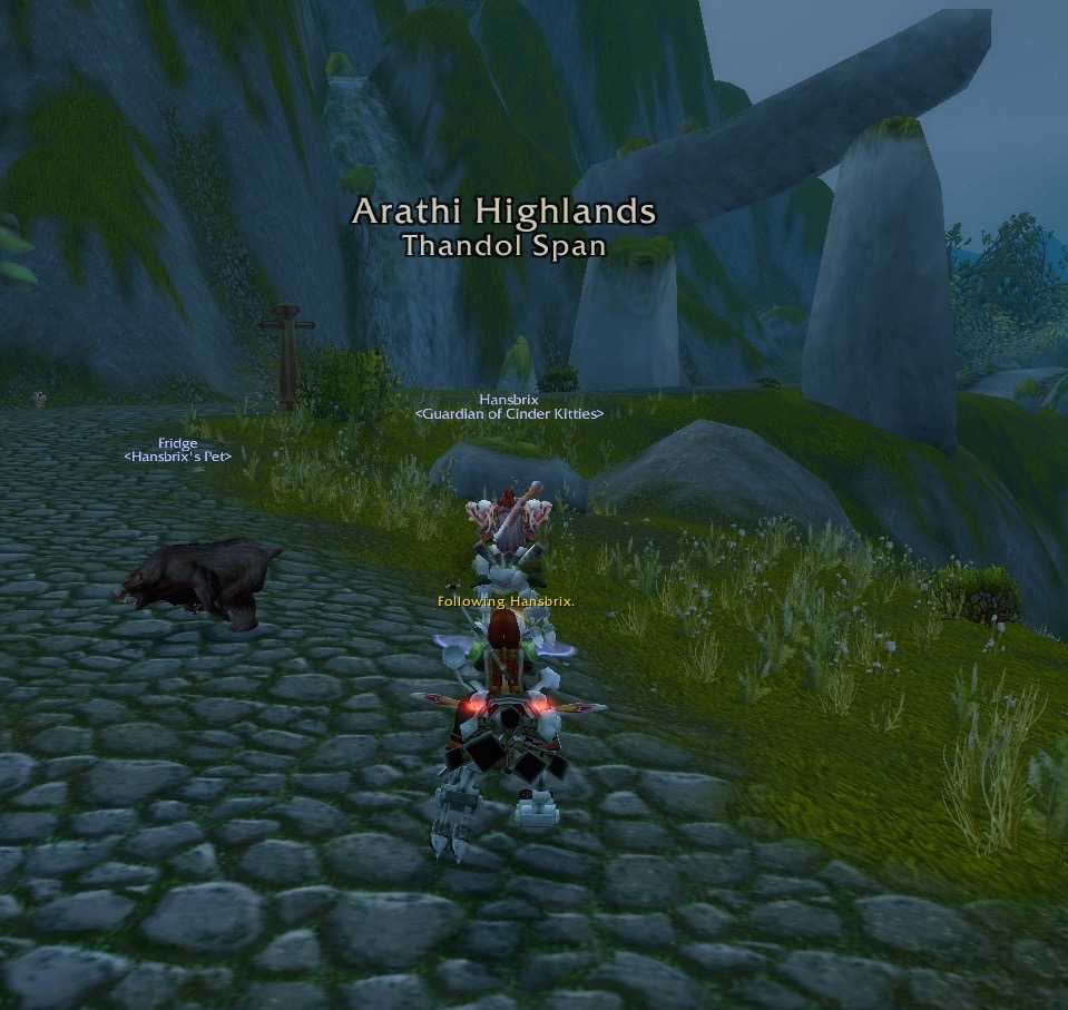 how to get to hinterlands from arathi