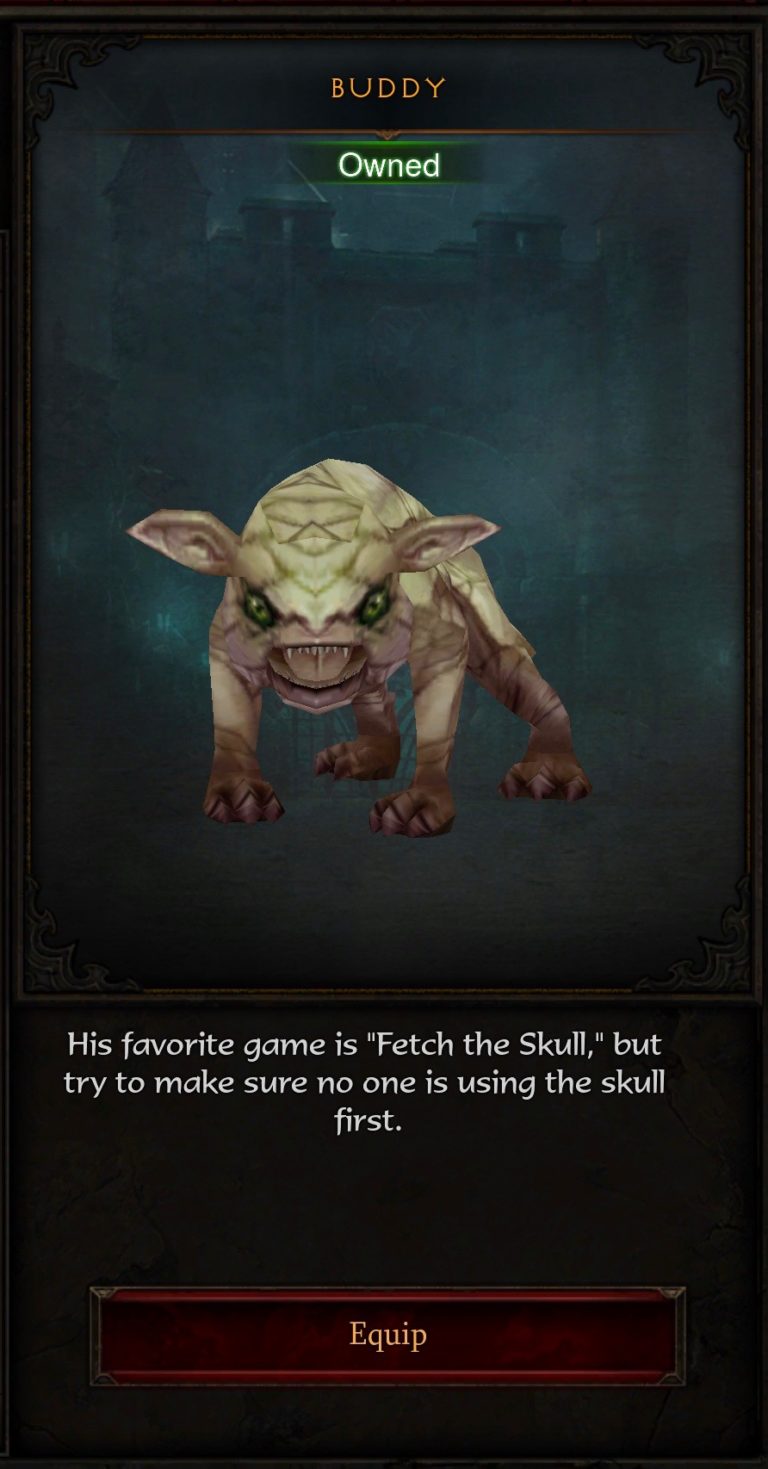 how many pets are there in diablo 3