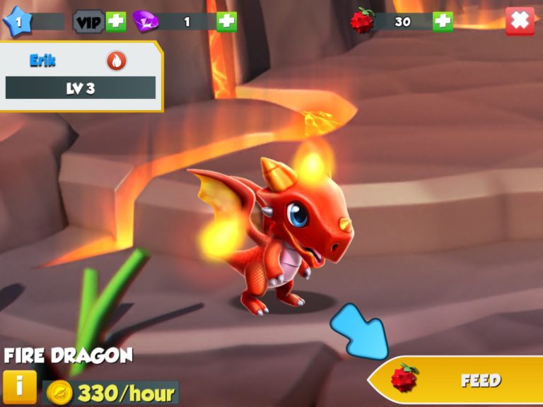 dragon mania legends level 6 fire element