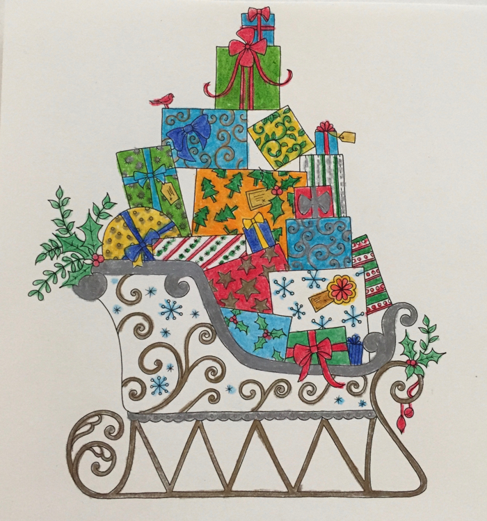 Johanna Basford Coloring Calendar – December – Book of Jen