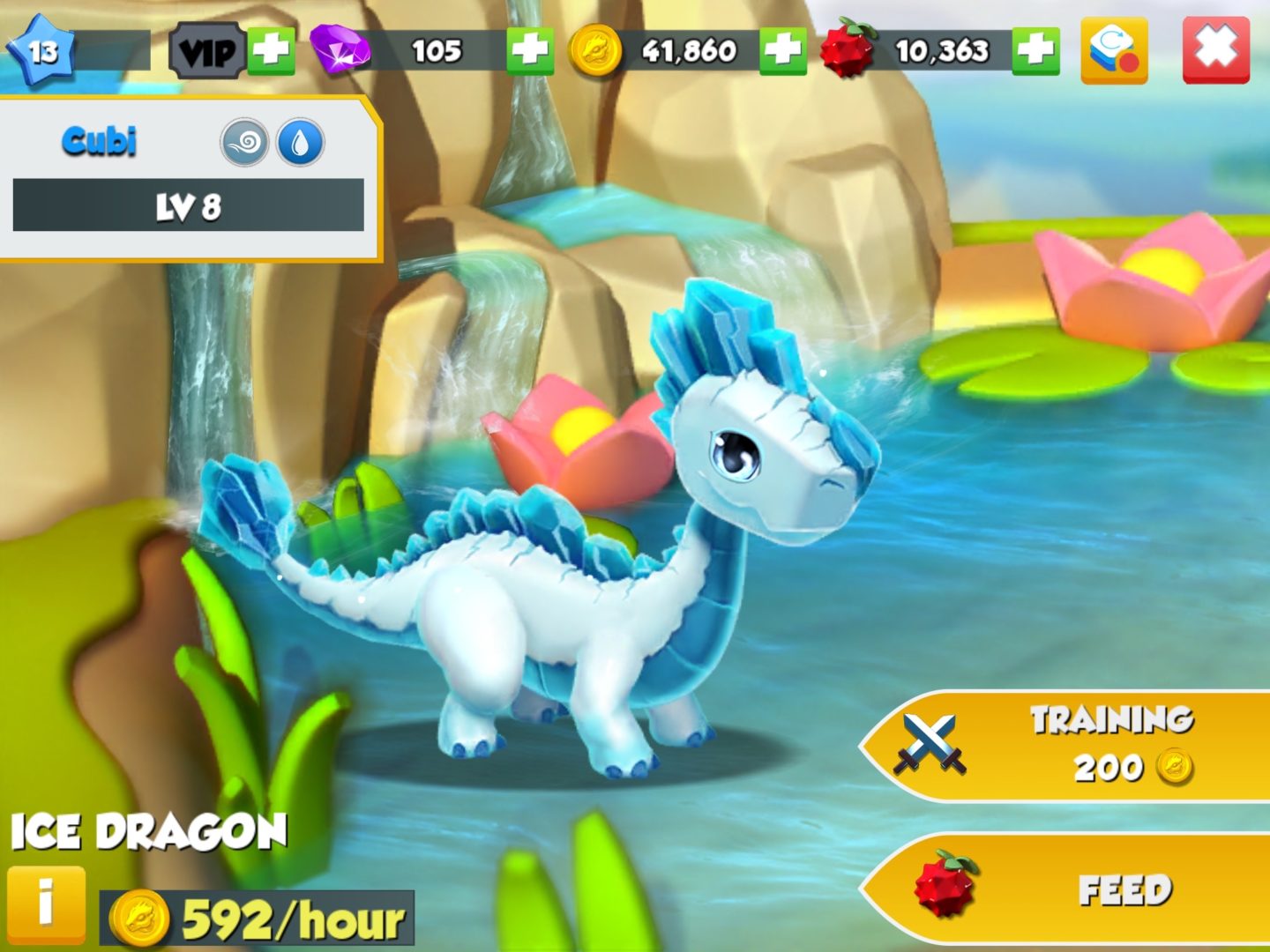 how to breed ice spike dragon mania legends