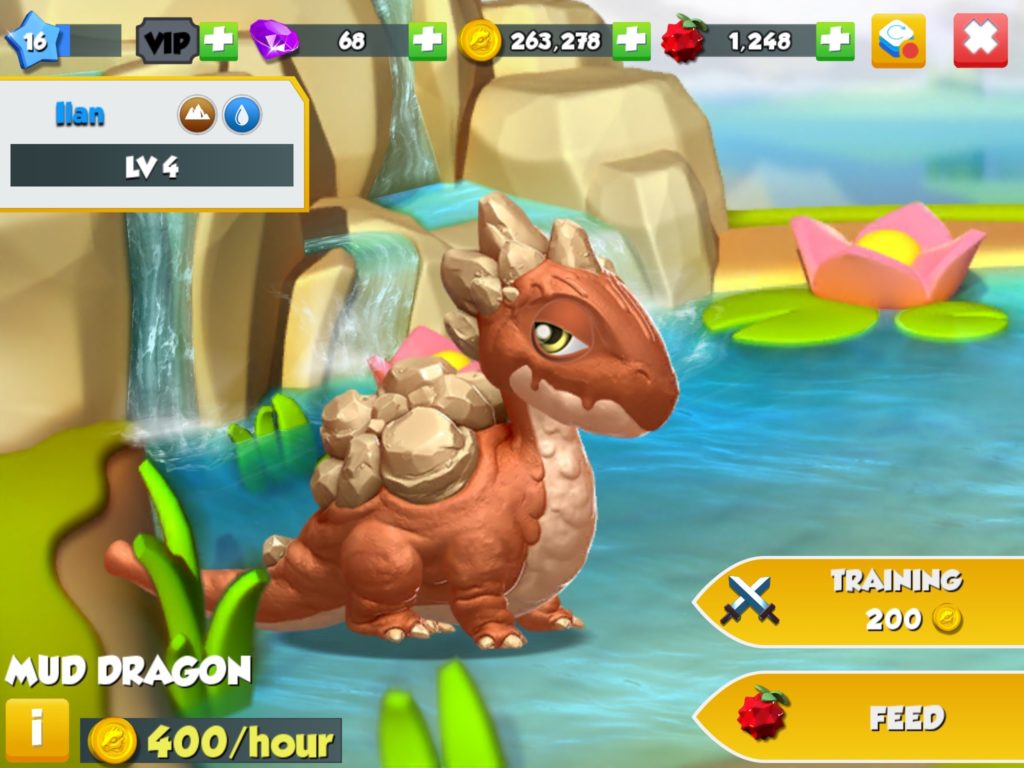 how to breed mud dragon in dragon mania legends