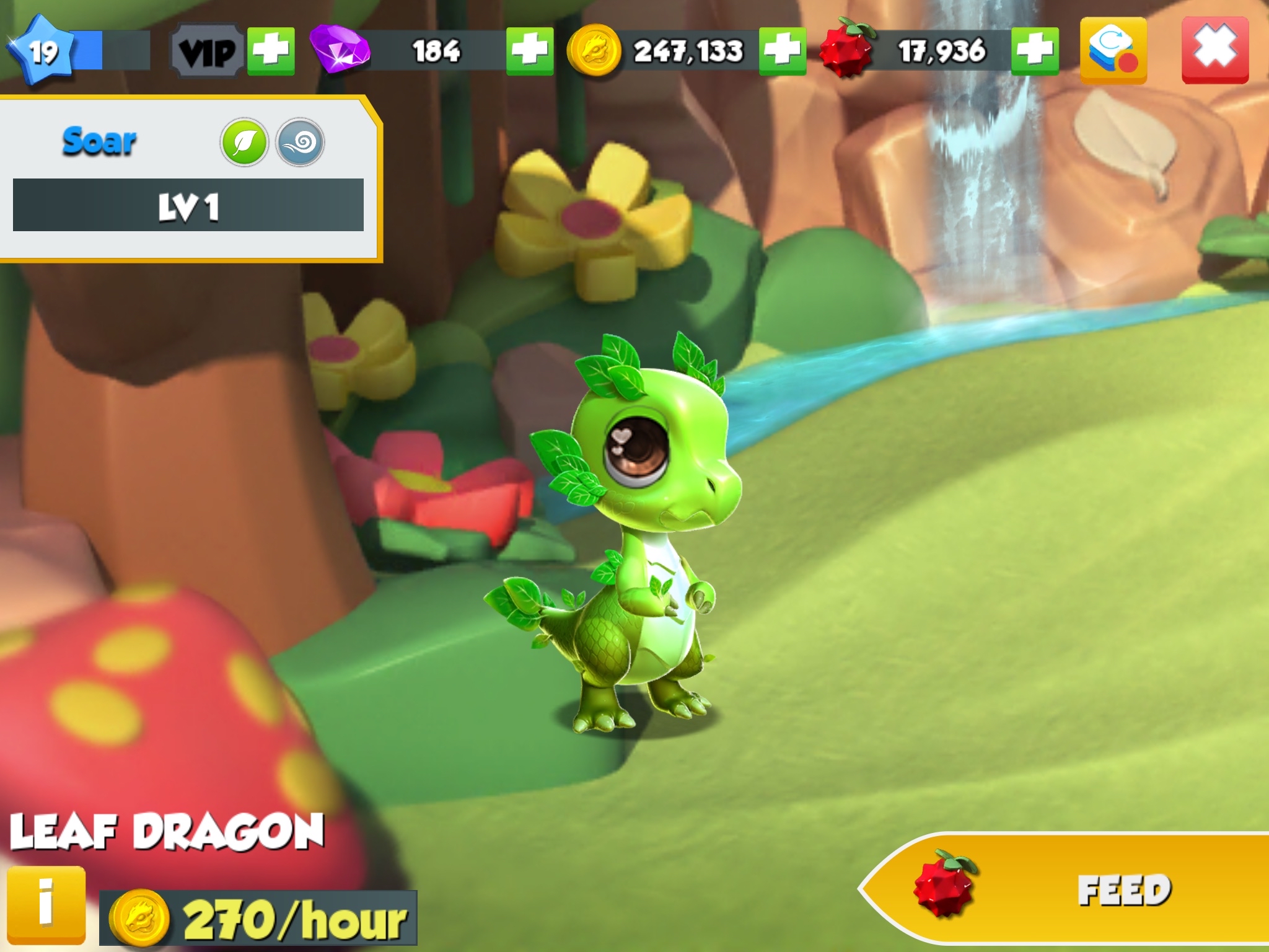 how long does it take for a plant dragon to hatch on mania legends