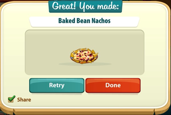 A plate of Baked Bean Nachos