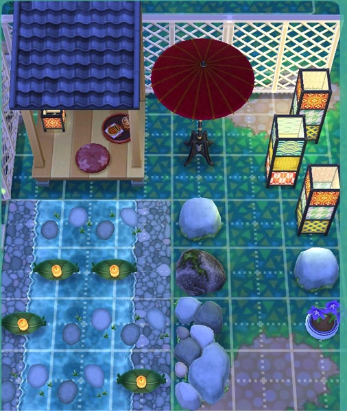 I added more of the Creek Cooldown items to my campground.