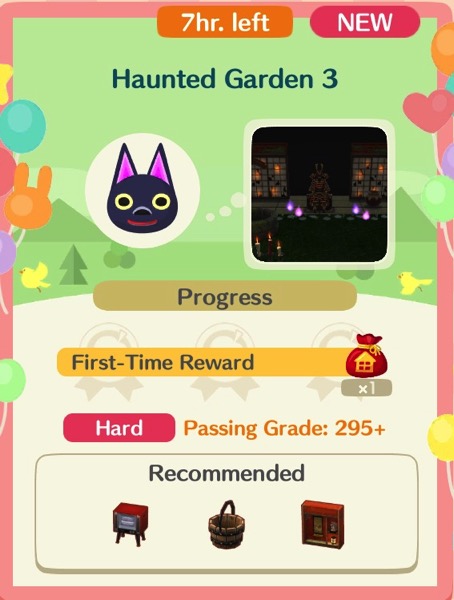 Haunted Garden 3 is the final class in this series. The box shows three of the many items required for this class.