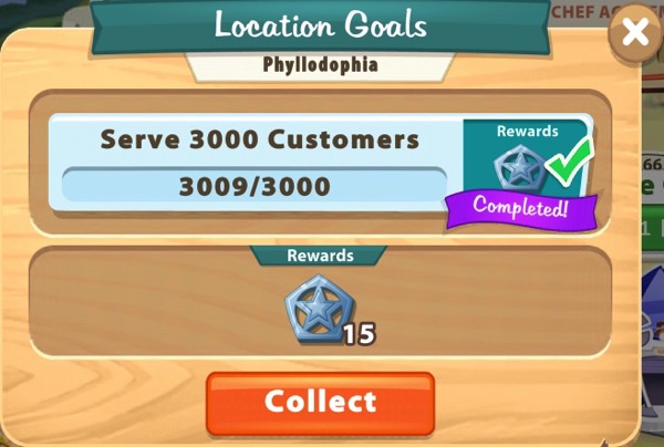 I served over 3000 customers in Phyllodophia.