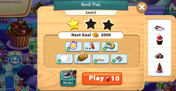 I got only one star in Level 5. The box shows one gold star and two empty stars.
