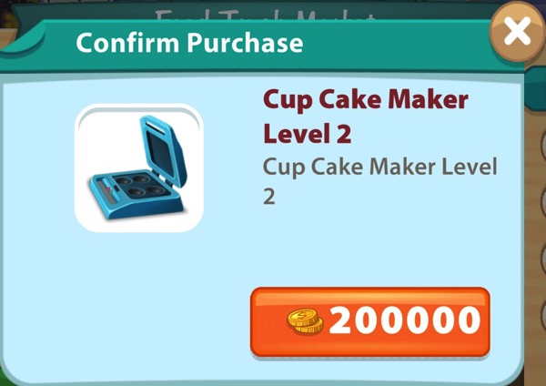 Cup Cake Maker Level 2 is more expensive than Level 1. The Level 2 version is much faster than the Level 1 version. Each device makes one cupcake at a time.