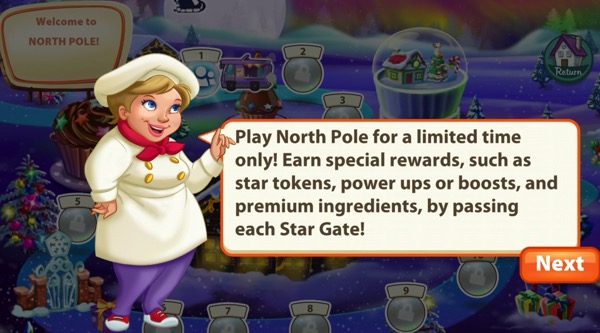 Chef Crisp makes it clear that North Pole is is only around for a limited time.