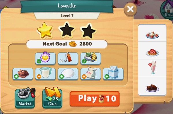 I got one star on Level 7.