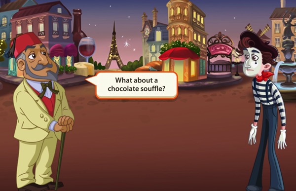 Fez asks Jules about a chocolate soufflé.