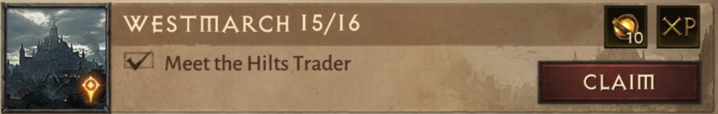 Westmarch 15/16 says: "Meet the Hilts Trader"