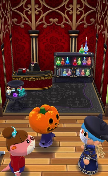 A very decorative room includes a few of the Fishing Tourney Potion items. The player must fill in the rest.