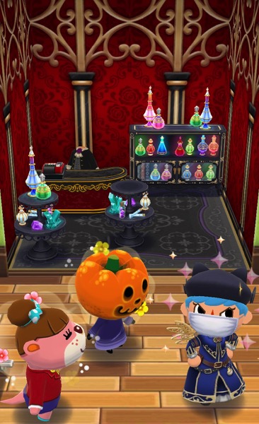My Pocket Camp character successfully completed the Potion Commotion class.