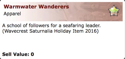 Wamwater Wanderers are a school of fish followers for a seafaring leader.
